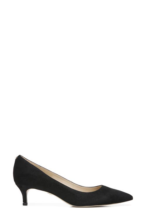 Shop Sam Edelman Dori Kitten Heel Pump In Black Suede