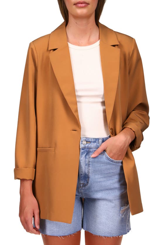 Sanctuary Bryce Woven Blazer In Lion