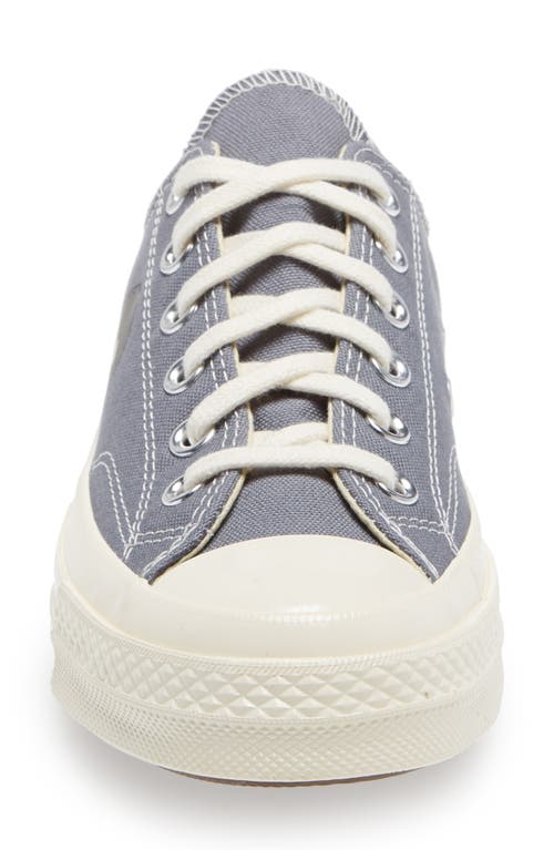 Shop Comme Des Garçons Play X Converse Chuck Taylor® Hidden Heart Low Top Sneaker In Grey