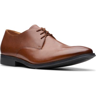 Clarks Gilman Walk Plain Toe Derby, Brown