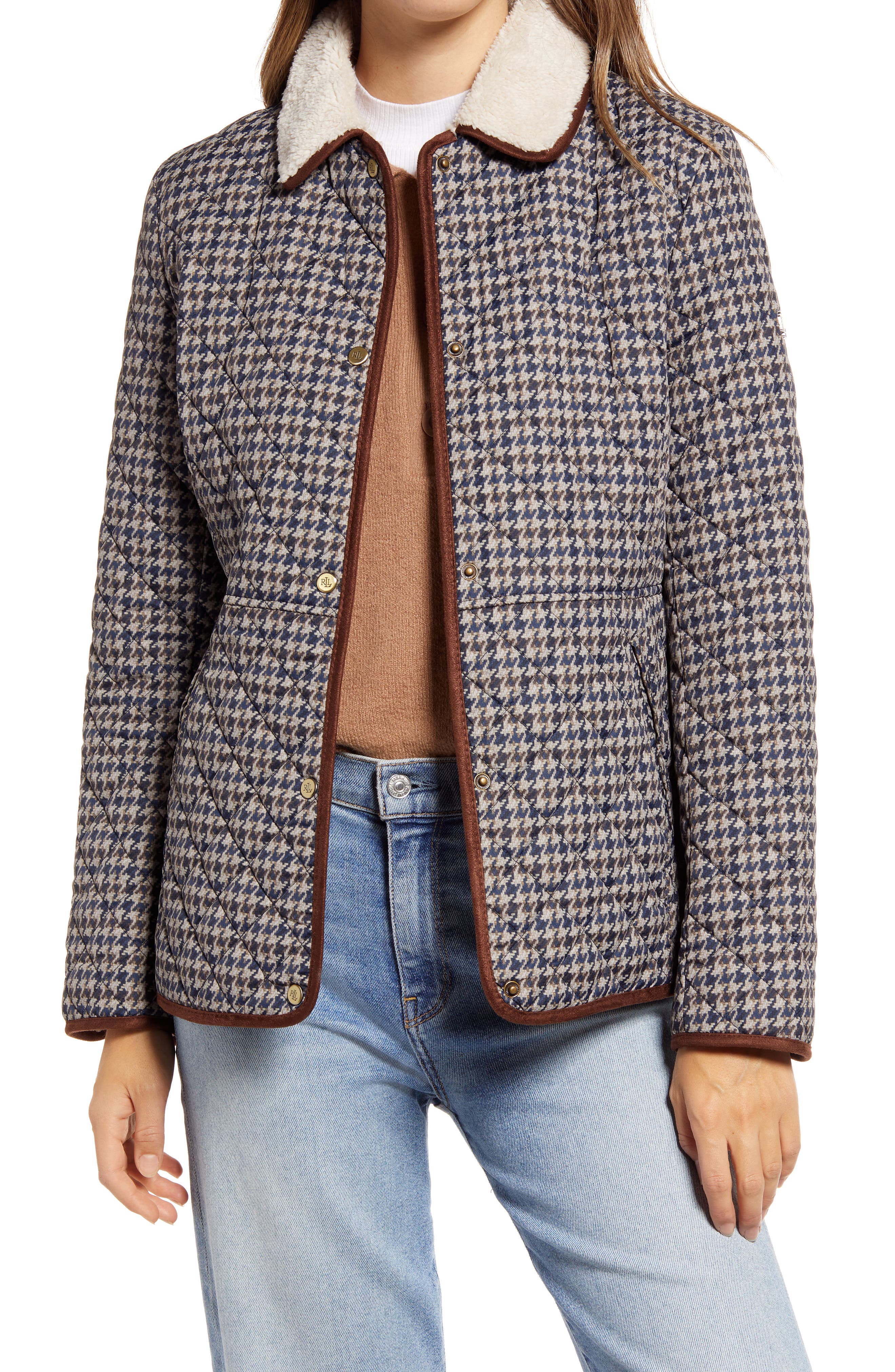 ralph lauren houndstooth jacket