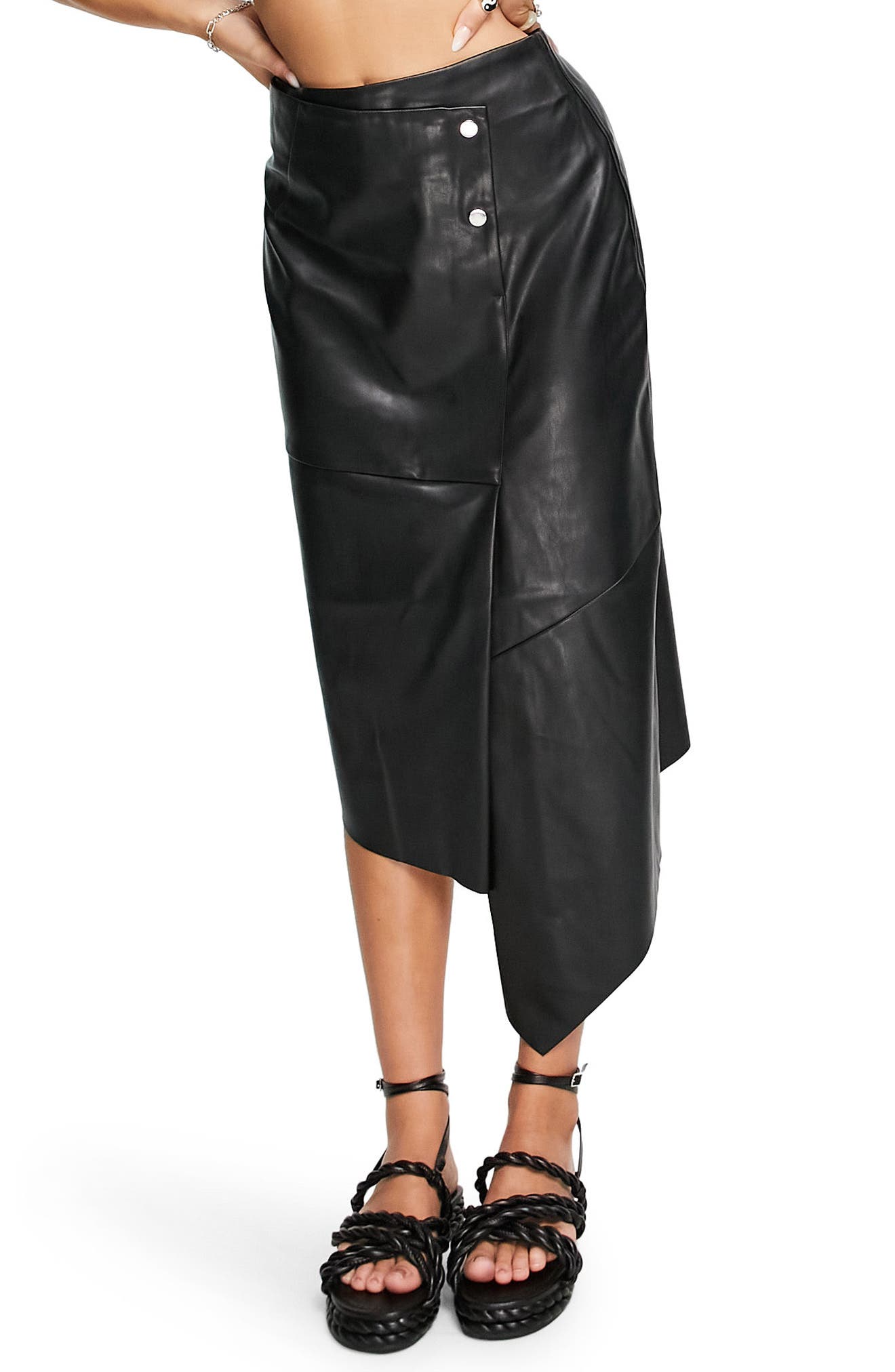 topshop black skirt