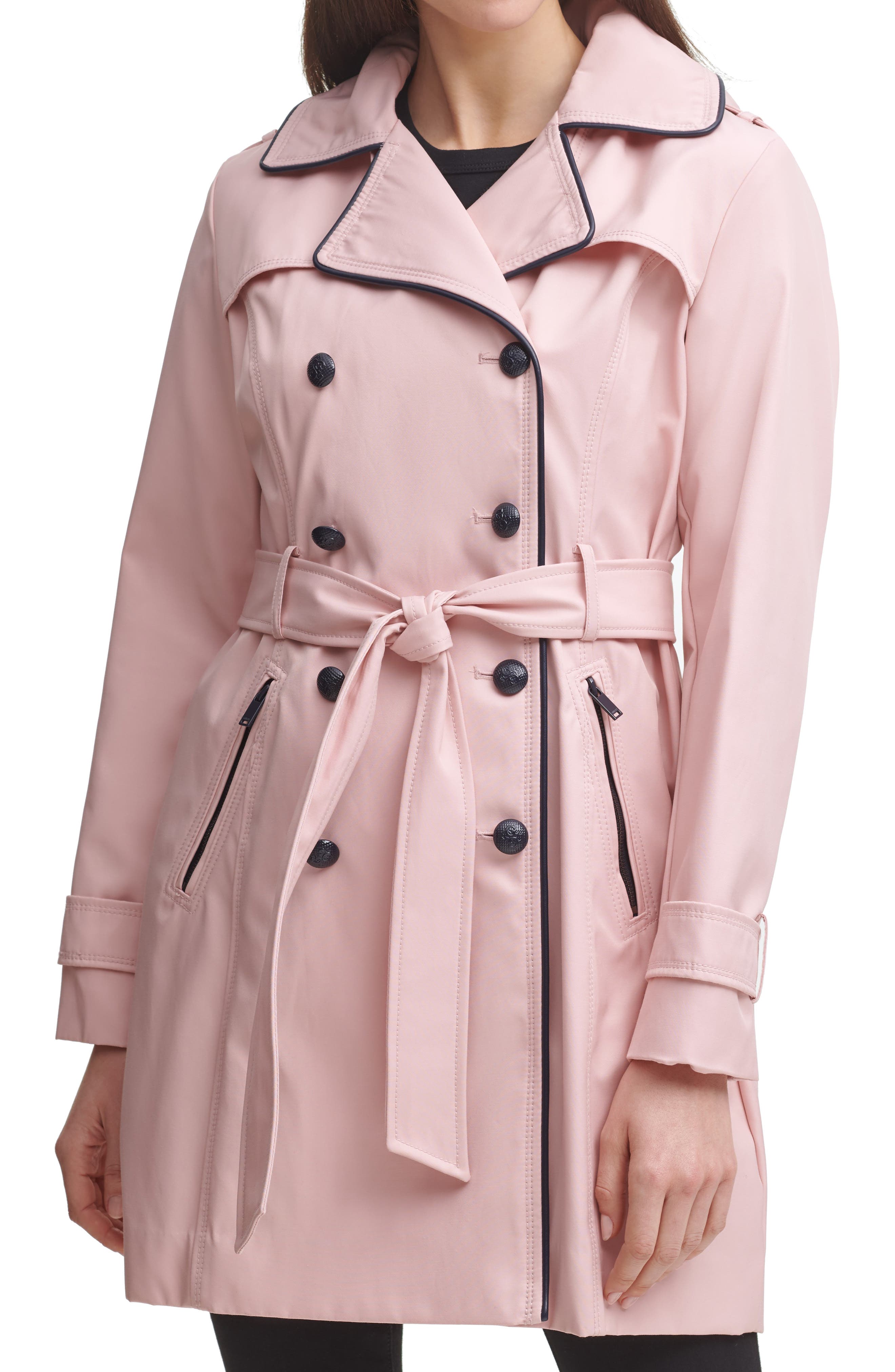 guess belted trench