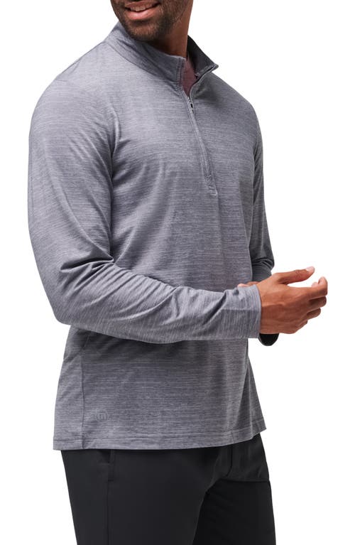 Shop Travismathew The Heater Quarter Zip Pullover In Sleet/quiet Shade