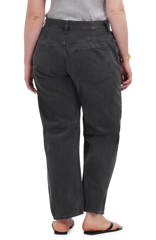 Madewell The Darted Barrel Leg Jeans In Olenda Wash