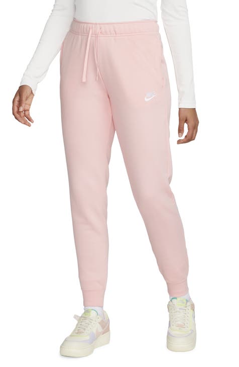 womens pink nike joggers