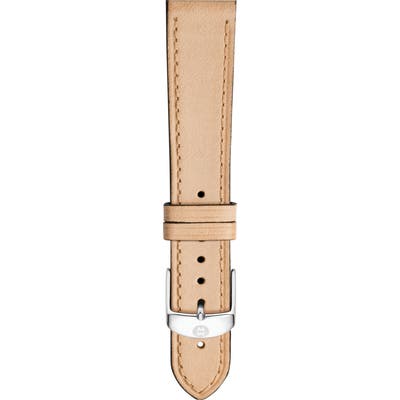 Michele 1m Calfskin Leather Watch Strap