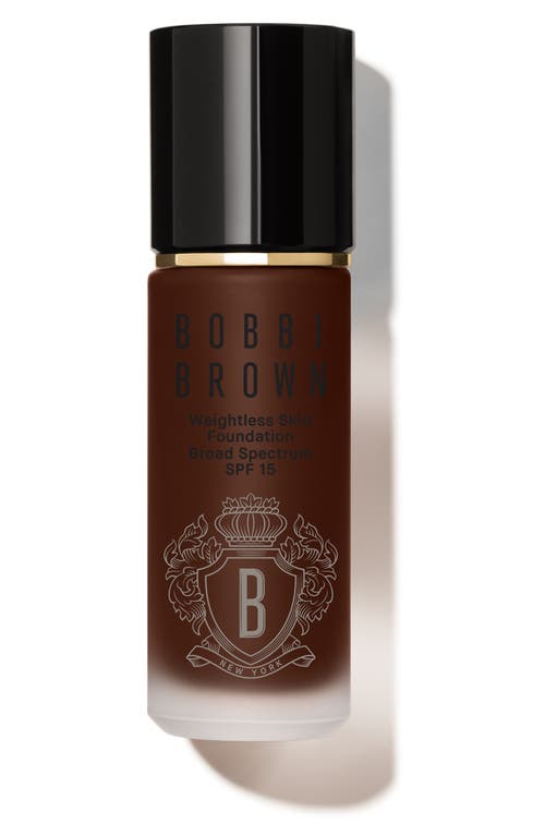 Bobbi Brown Weightless Skin Oil-controlling Foundation Spf 15 With Hyaluronic Acid Warm Espresso 1 oz / 30 ml In Warm Espresso
