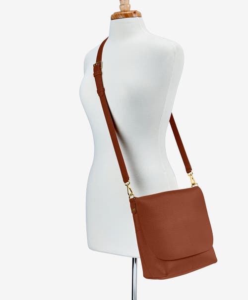 Shop Gigi New York Andie Crossbody In Saddle