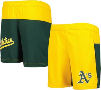 Customized Oakland Athletics Green with Yellow Nike Logo Hawaiian