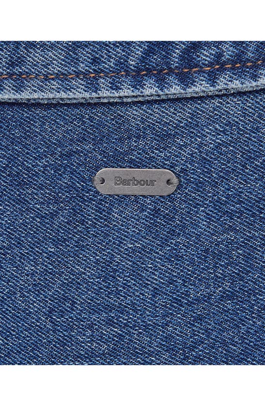 Barbour Molly Sleeveless Denim Dress In Authentic