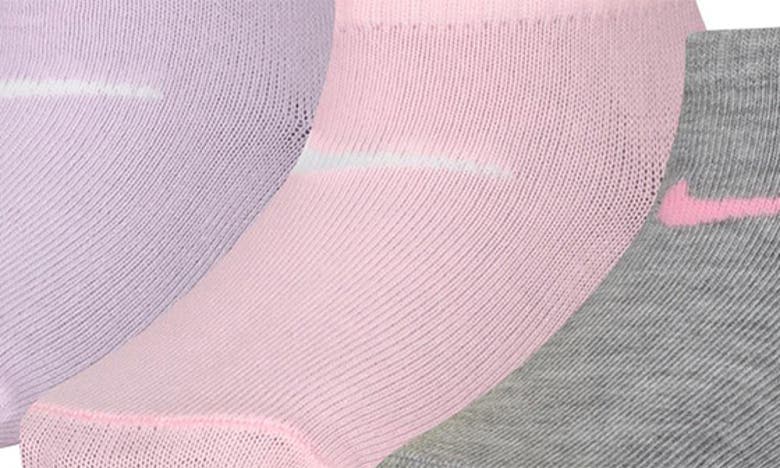 Nike Kids' Swoosh Cushioned Ankle Socks In Doll
