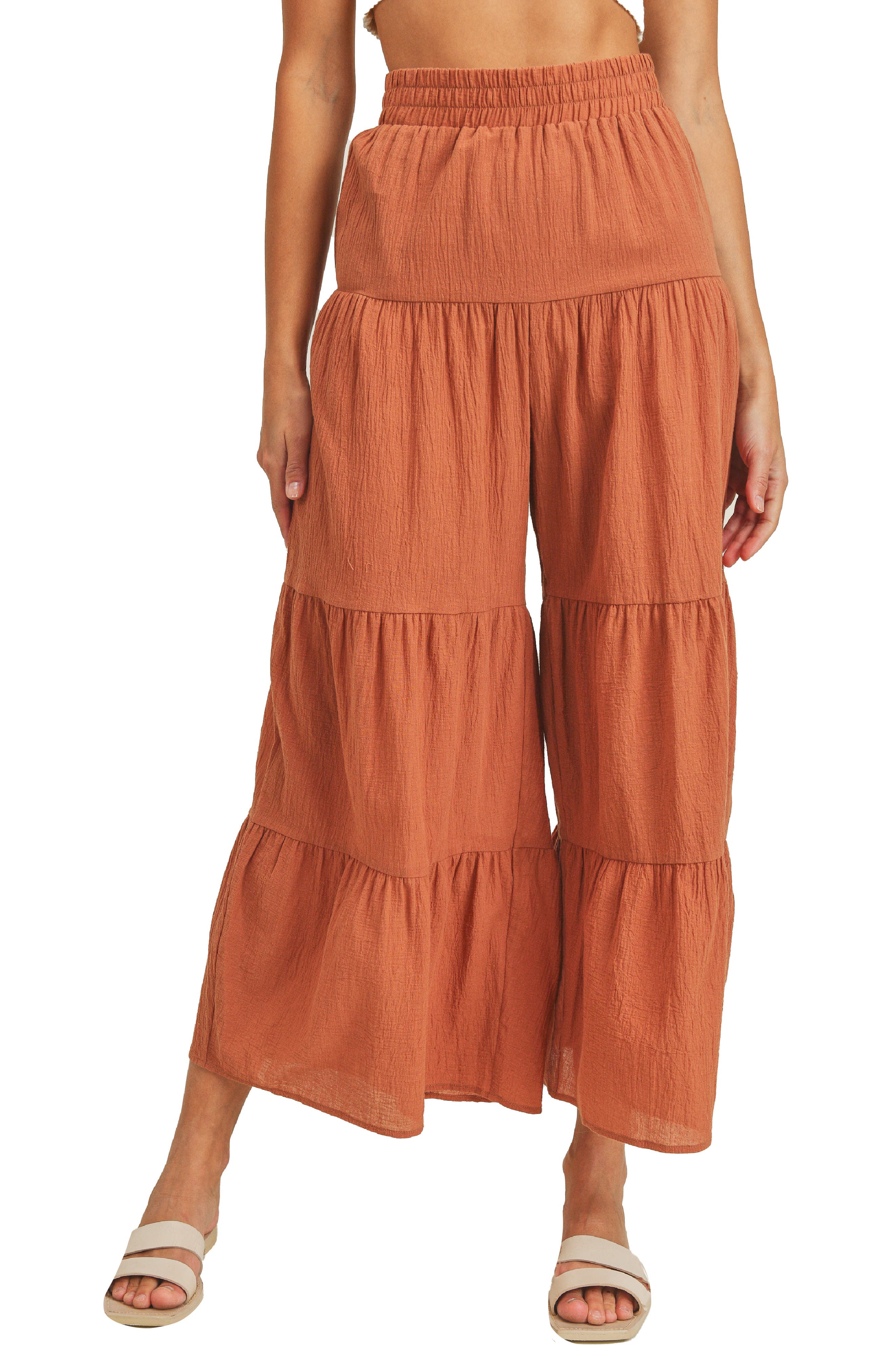 Lush Tiered Flowy Pants | Nordstromrack