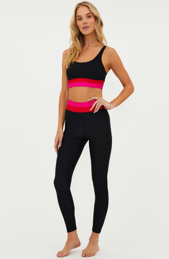 BEACH RIOT BEACH RIOT TRINITY RIBBED LEGGINGS