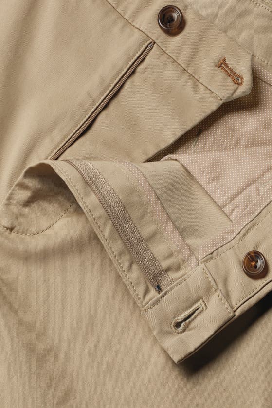 Shop Charles Tyrwhitt Cotton Shorts In Taupe