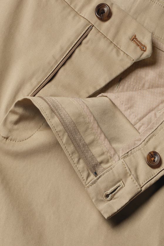 Charles Tyrwhitt Cotton Shorts In Taupe