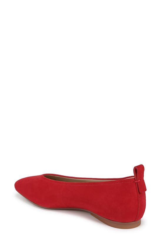 Shop Naturalizer Carla Flat In Crantini Red Leather