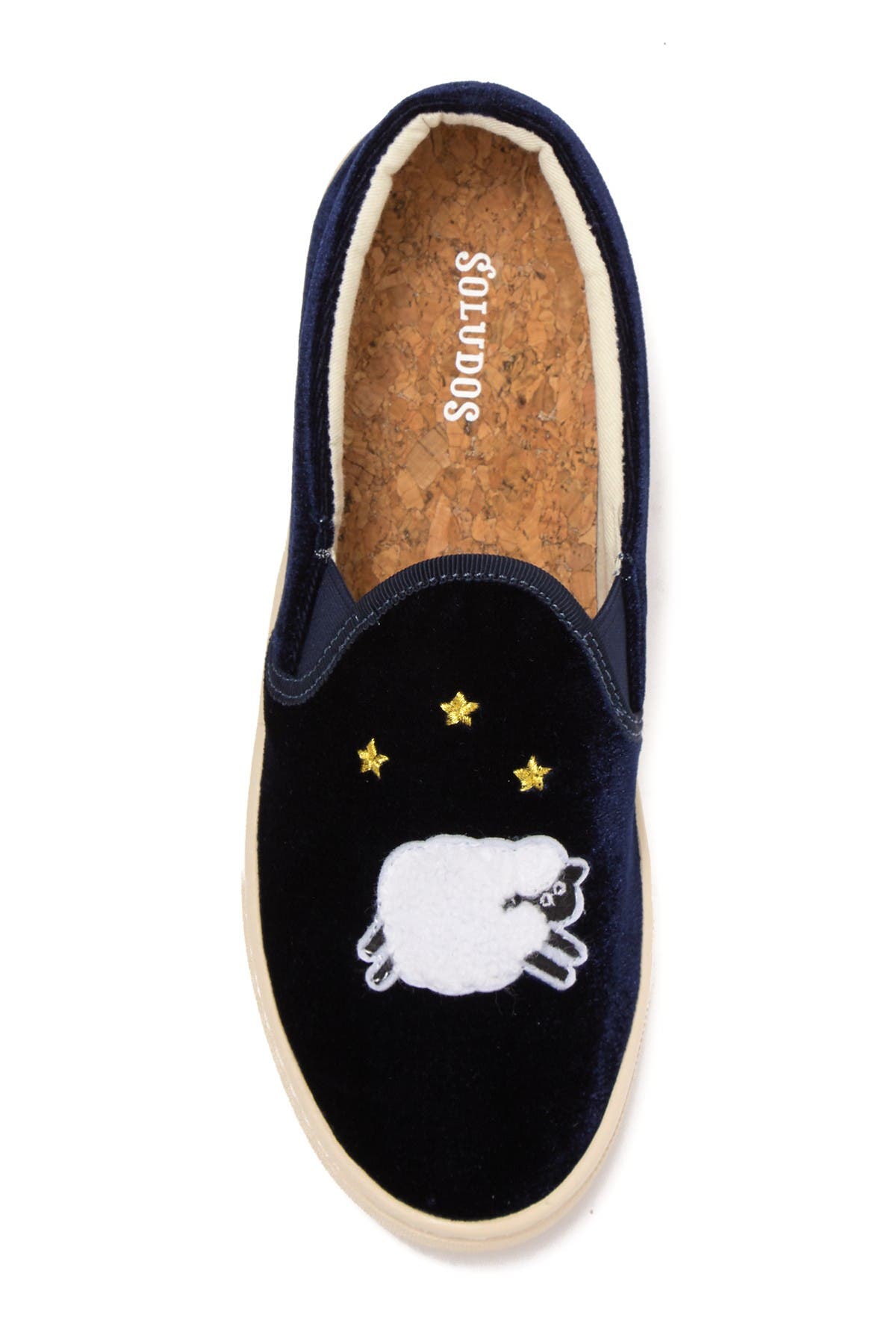 soludos velvet sheep sneaker