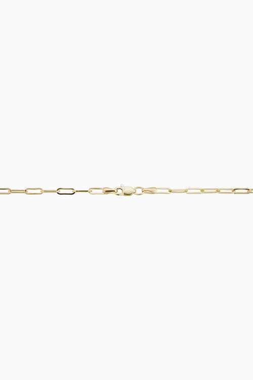 Shop Oradina 14k Yellow Gold Venice Link Petite Anklet