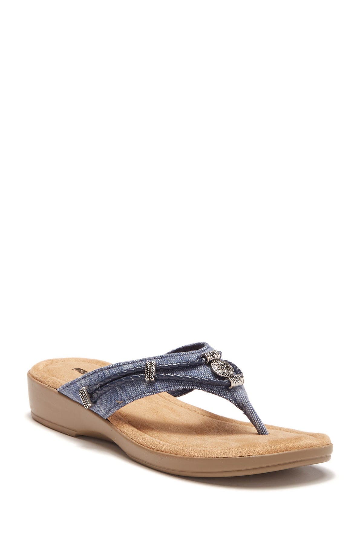 minnetonka denim sandals