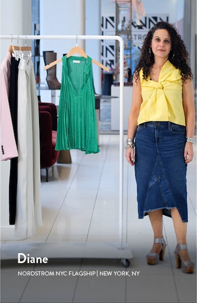 Alex Pleated Sleeveless Blouse, sales video thumbnail