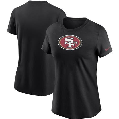 Buy San Francisco 49ers Nike Women's Slant Logo Tri-Blend V-Neck T