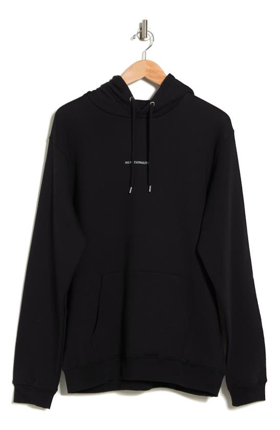 Nn07 Barrow 3385 Slim Fit Hoodie In Black