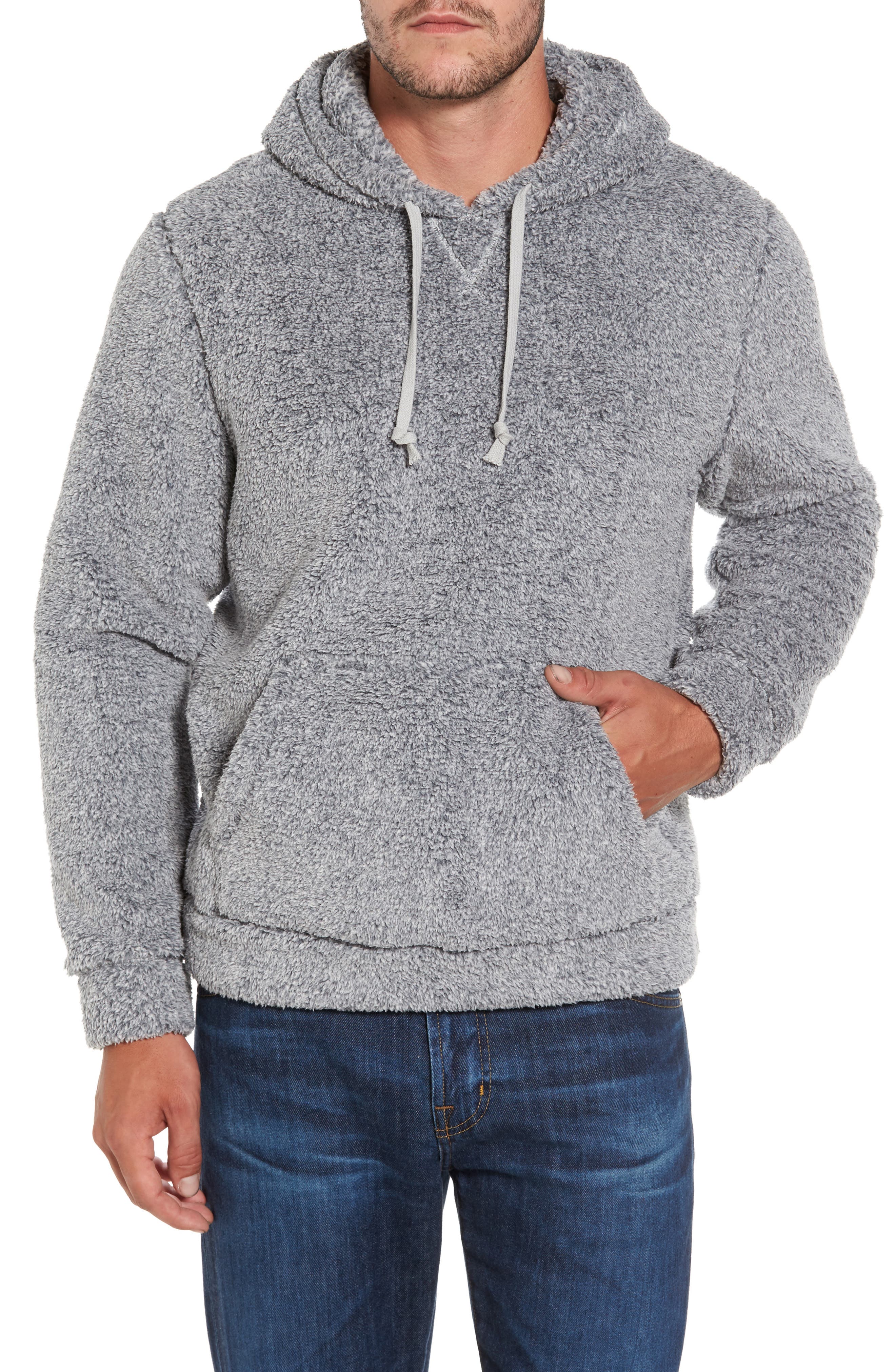 mens polar fleece hoodie