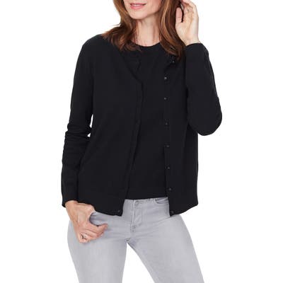 Nydj Twin Set Cardigan, Black