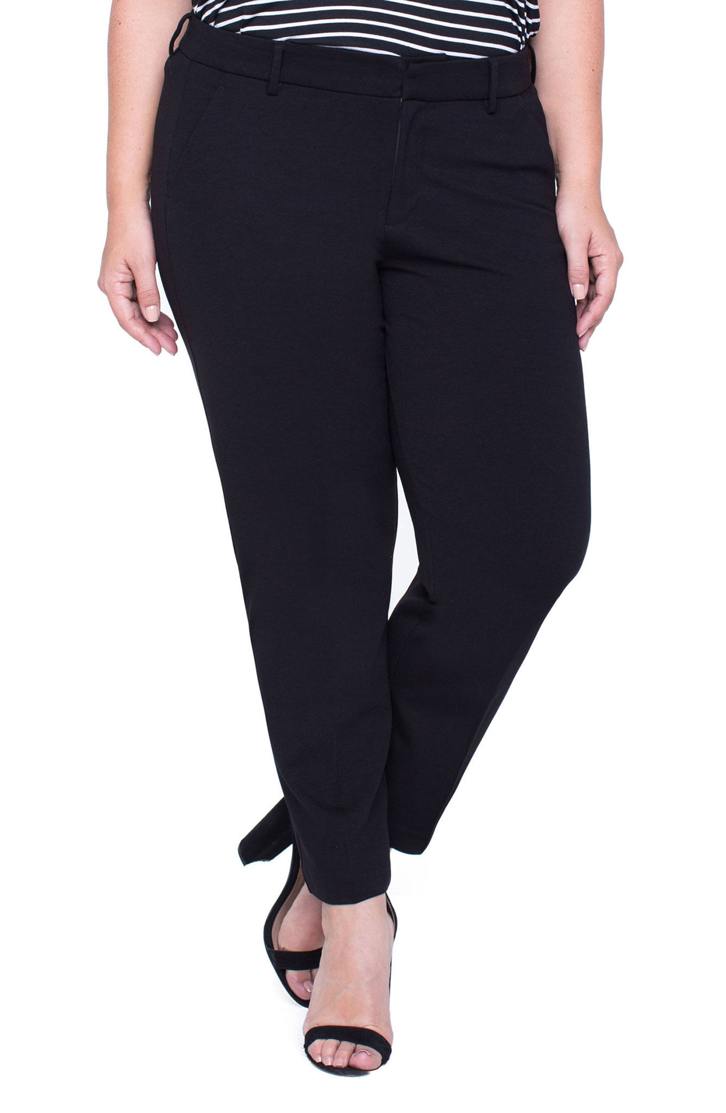 Liverpool Kelsey Ponte Knit Trousers (Plus Size) | Nordstrom