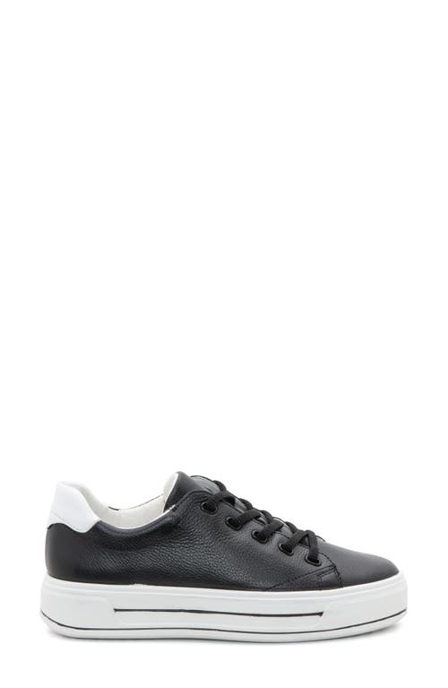 Ara Crystal Platform Sneaker In Black