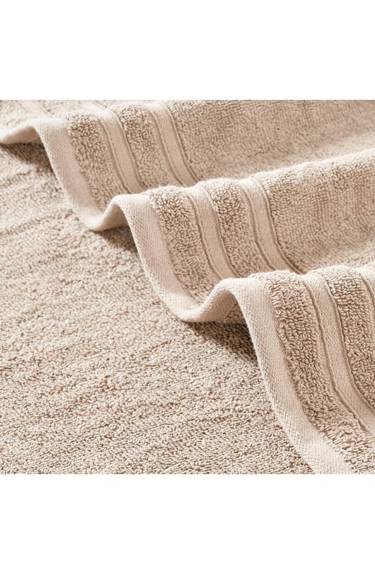 Modern Threads Embellished Border Damask Jacquard Towel 6-piece Set In Peach
