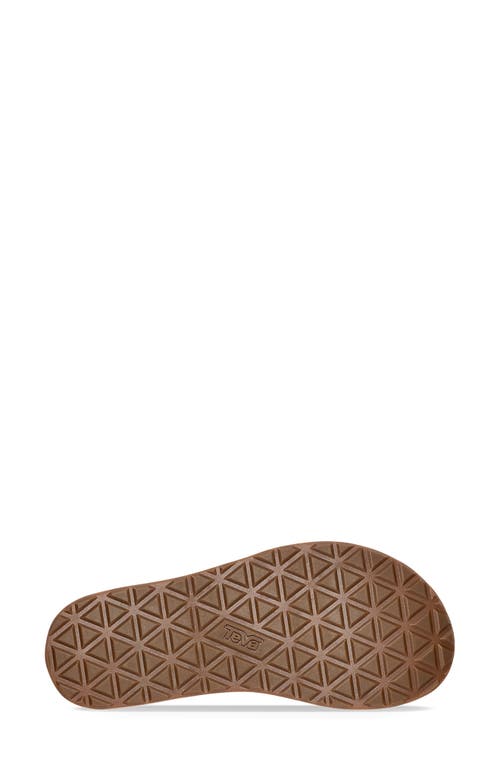 Shop Teva Original Universal Slim Leather Sandal In Acorn