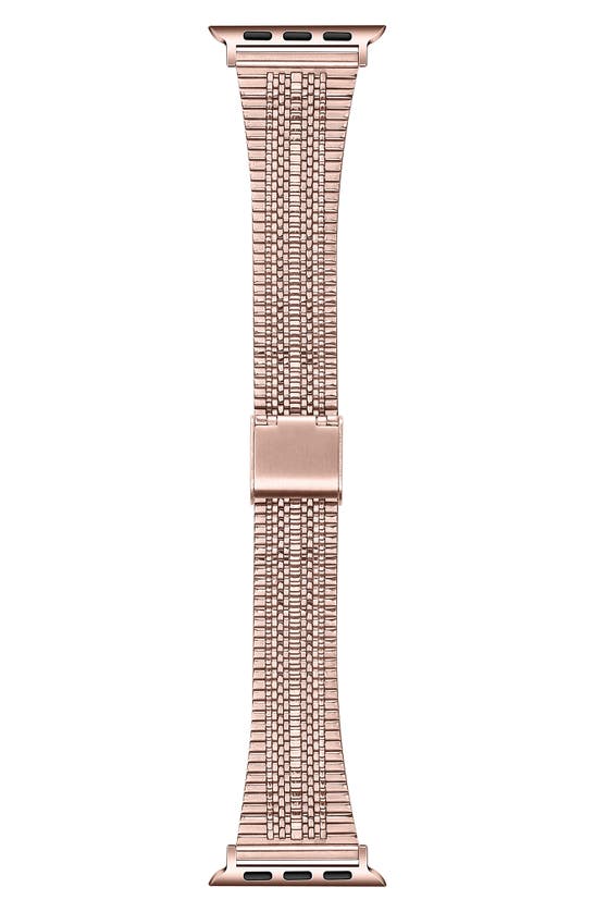 The Posh Tech Eliza Stainless Steel Apple Watch® Watchband In Rose Gold
