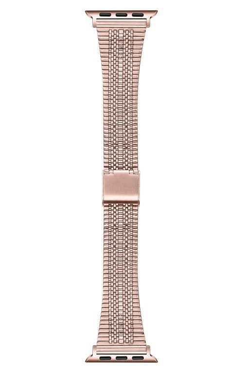 Eliza Stainless Steel Apple Watch Watchband in Rose Gold