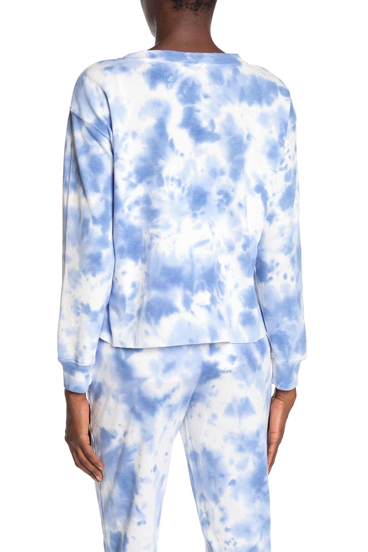 Splendid Tie-dye Sweatshirt In Medium Blue3
