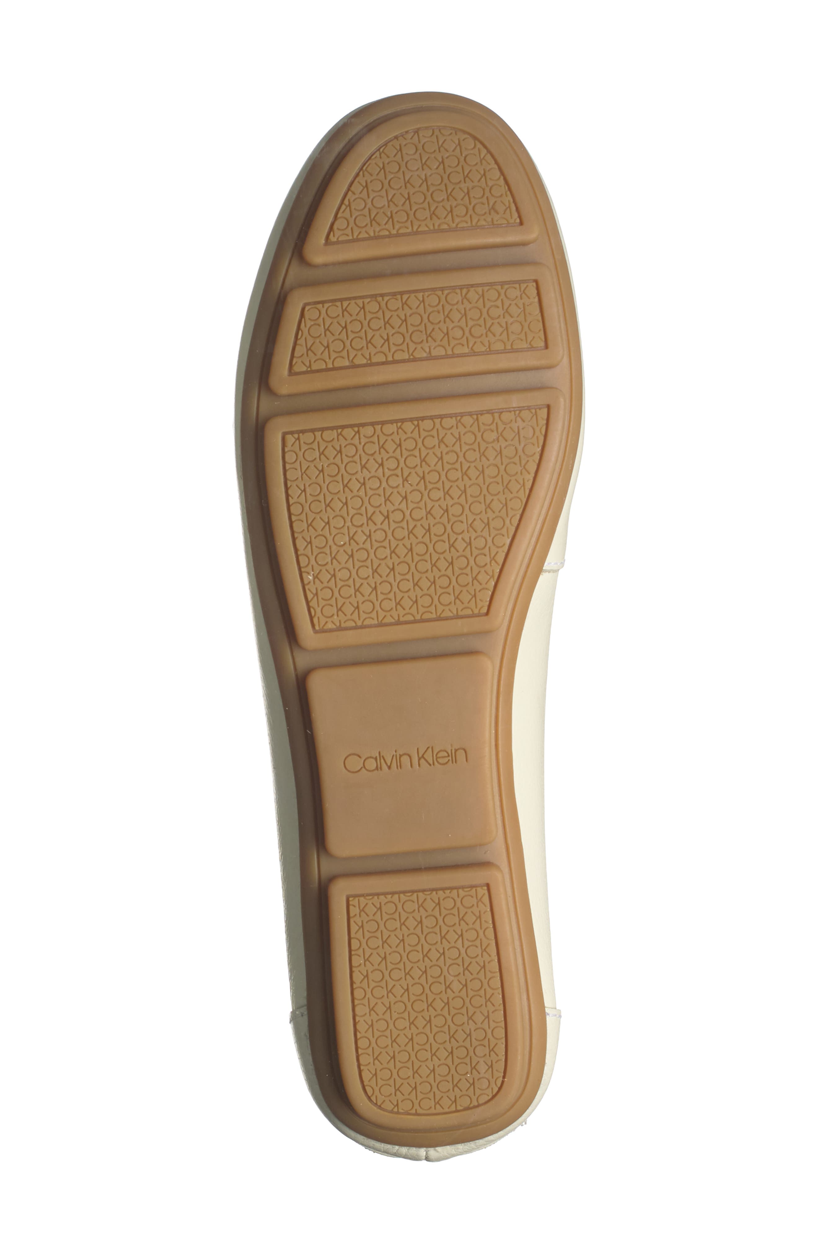 Calvin Klein Lanay Loafer In Ivory Leather ModeSens