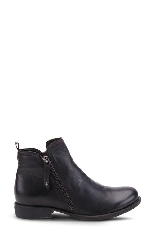 Shop Spring Step Oziel Bootie In Black Leather