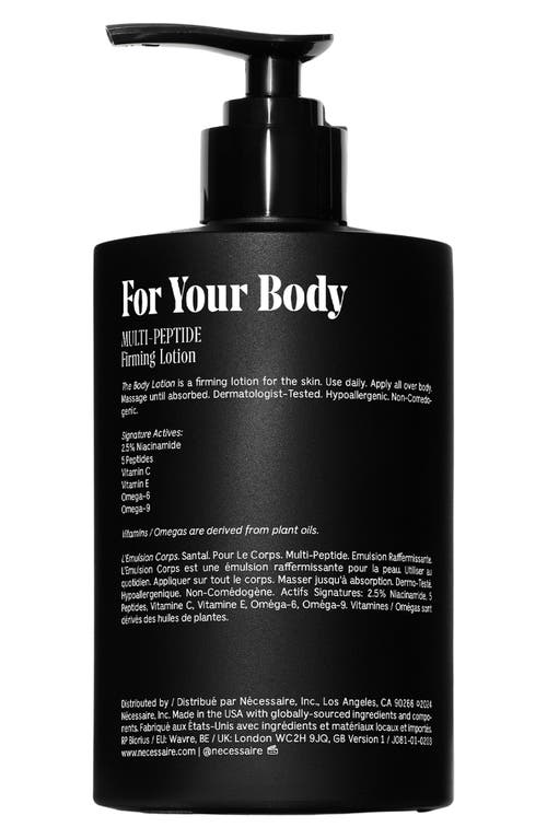 Shop Necessaire Nécessaire The Fragrance Free Body Lotion In Santal