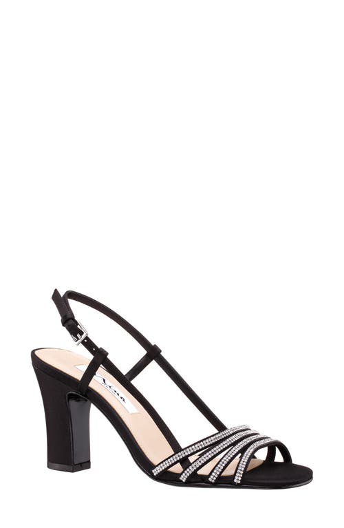 Nina Avaley Slingback Sandal Luster Satin at Nordstrom,