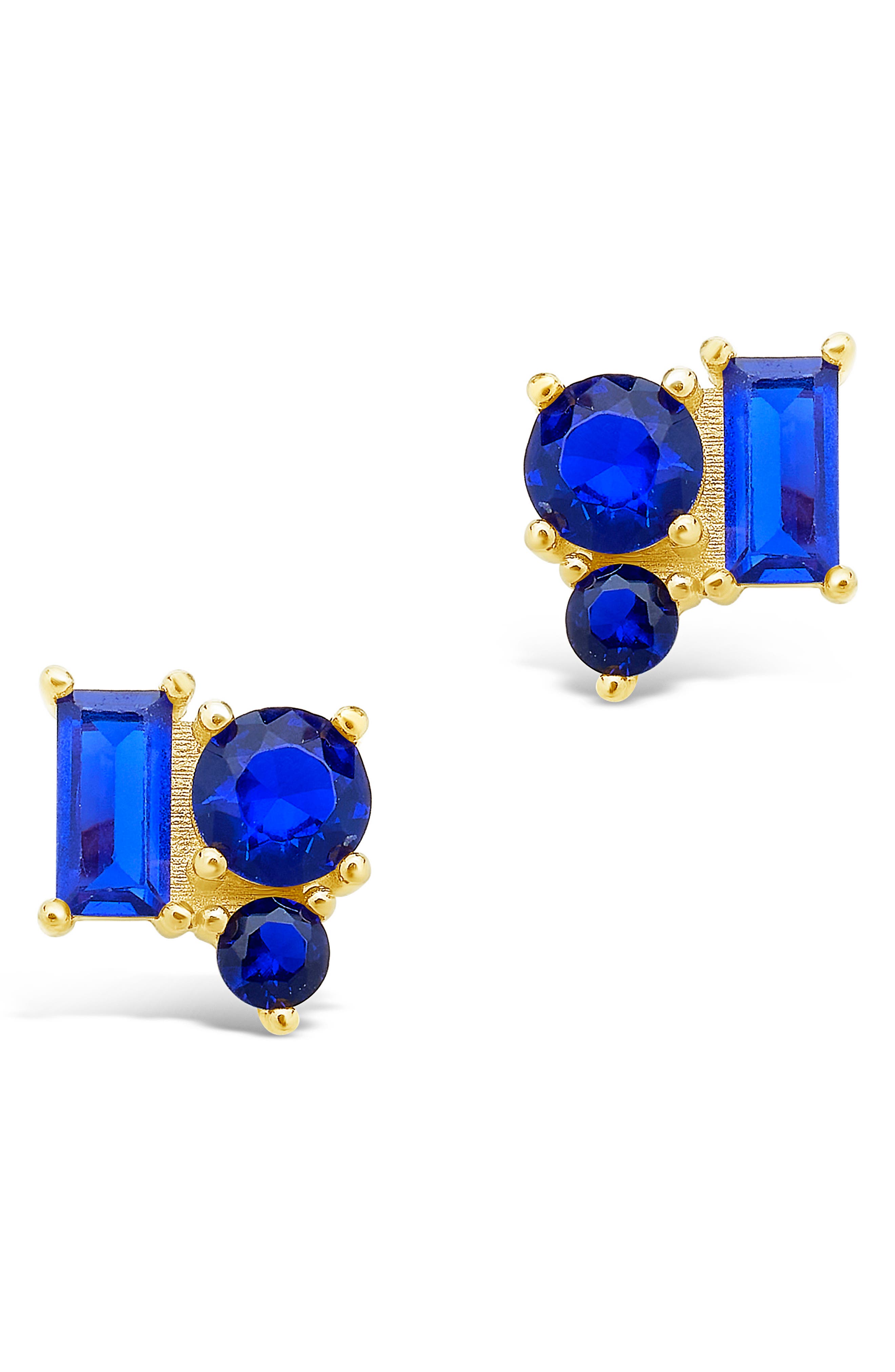 modern sapphire earrings