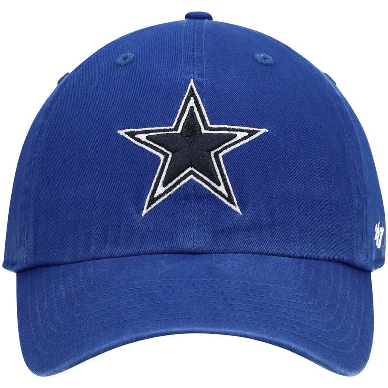 47 BRAND '47 ROYAL DALLAS COWBOYS PRIMARY CLEAN UP ADJUSTABLE HAT