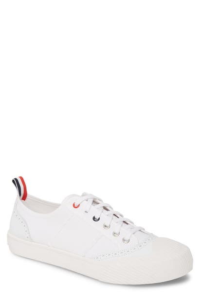 THOM BROWNE THOM BROWN BROGUE LOW TOP SNEAKER,MFD134A-01588