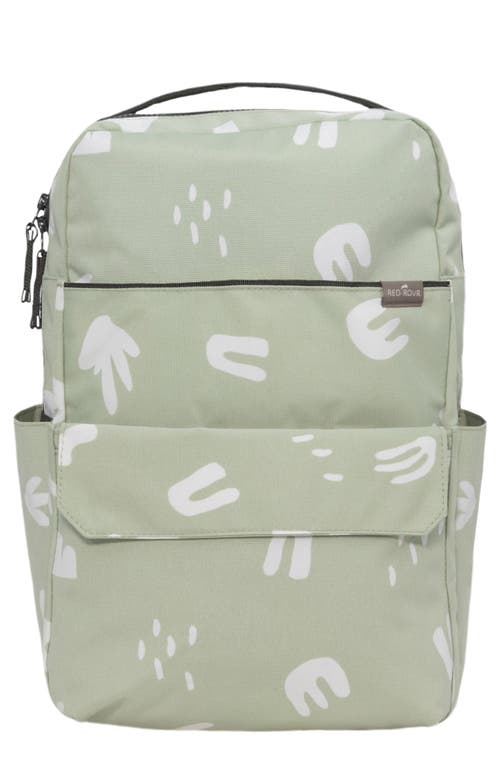 RED ROVR Roo Diaper Backpack in Pear Doodle at Nordstrom