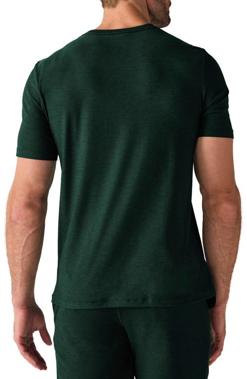 Shop Beyond Yoga Always Beyond 2.0 T-shirt In Dark Spruce Green Heather