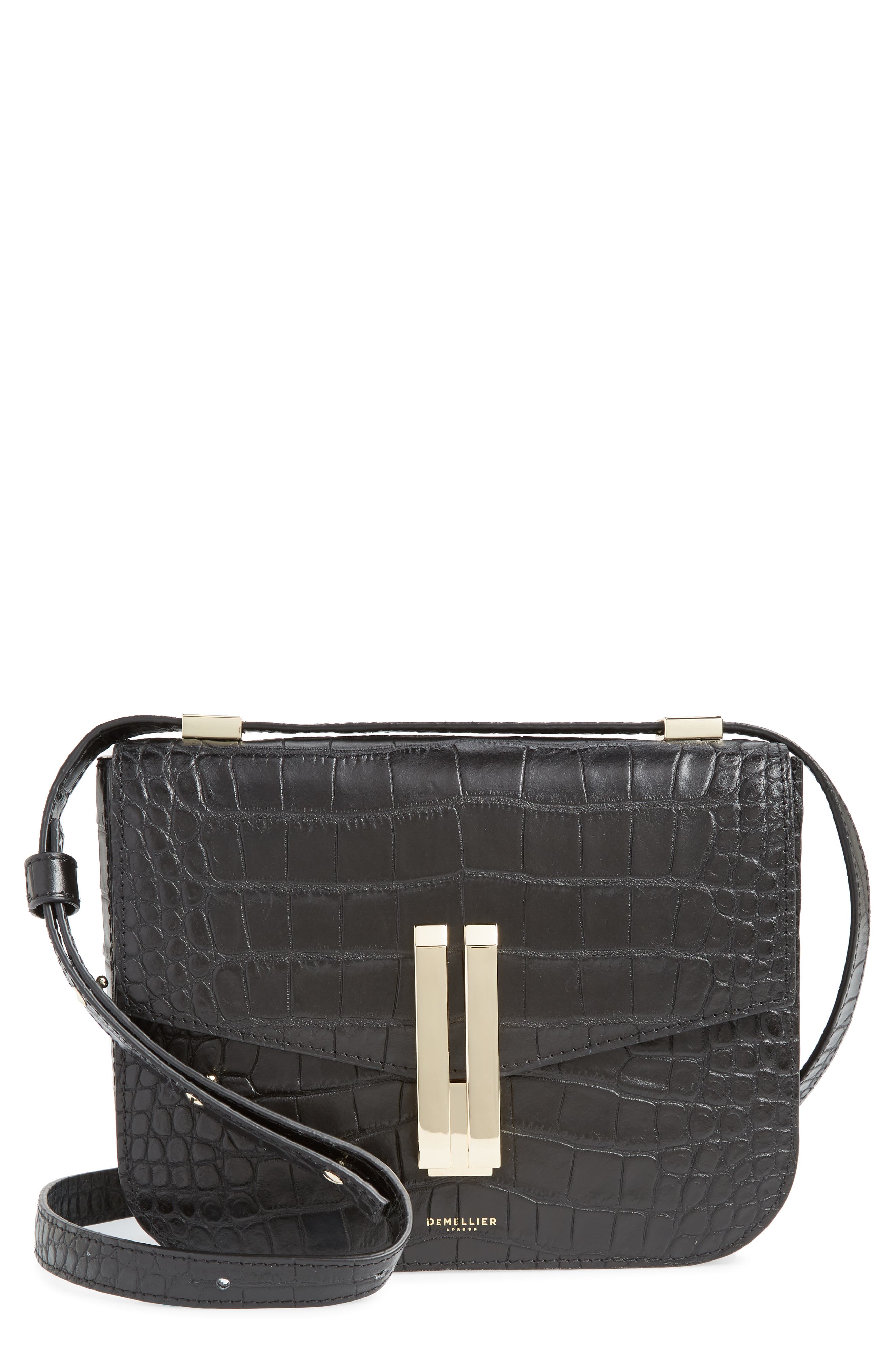 DeMellier Vancouver Croc Embossed Leather Crossbody Bag Nordstrom