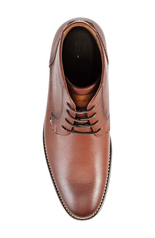 Tommy Hilfiger Bage Chukka Boot In Cognac Tumble