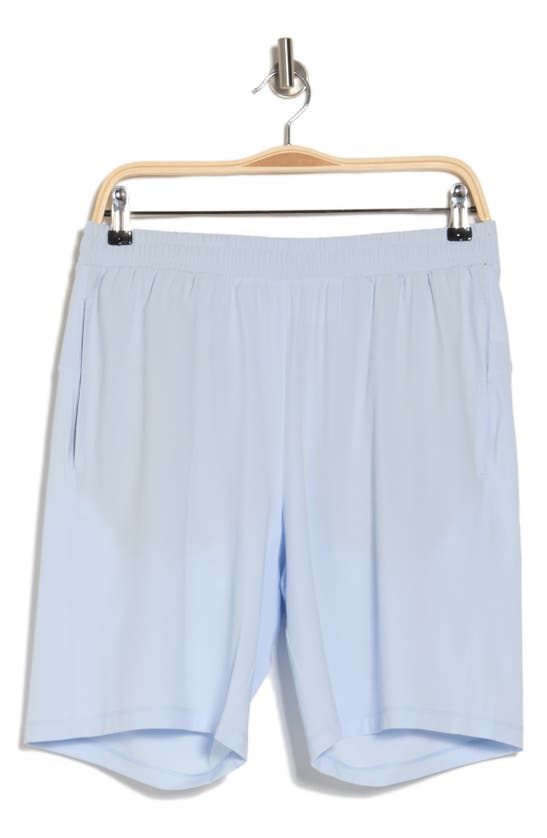 Z By Zella Traverse Woven Shorts In Blue Feather