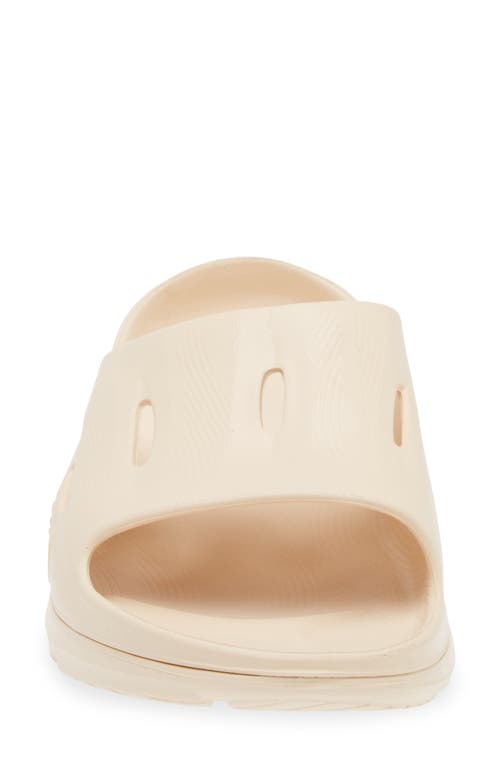 Shop Hoka Gender Inclusive Ora Recovery Slide 3 Sandal In Vanilla/vanilla