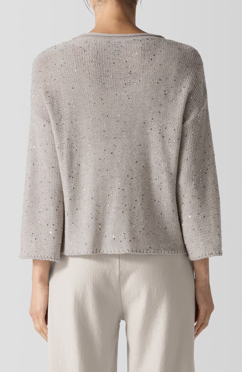 EILEEN FISHER EILEEN FISHER SEQUIN WOOL SWEATER 